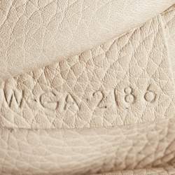 Pre Owned Celine Light Beige Leather Trifold Bag