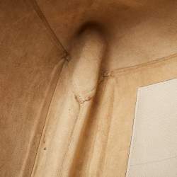 Pre Owned Celine Light Beige Leather Trifold Bag