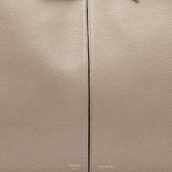 Pre Owned Celine Light Beige Leather Trifold Bag