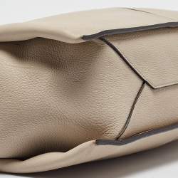 Pre Owned Celine Light Beige Leather Trifold Bag