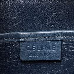 مملوكة مسبقًا حقيبة يد توتس سيلين نانو لاغيدج جلد وجلد ثعبان ثلاثي اللون 