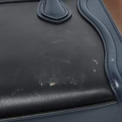 مملوكة مسبقًا حقيبة يد توتس سيلين نانو لاغيدج جلد وجلد ثعبان ثلاثي اللون 