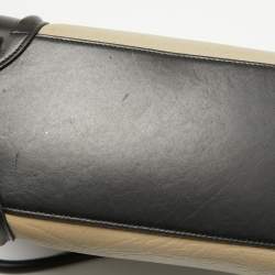Pre Owned Celine Tricolor Leather Micro Luggage Tote