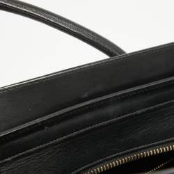 Pre Owned Celine Tricolor Leather Micro Luggage Tote
