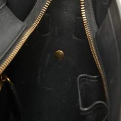 Pre Owned Celine Tricolor Leather Micro Luggage Tote