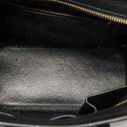 Pre Owned Celine Tricolor Leather Micro Luggage Tote