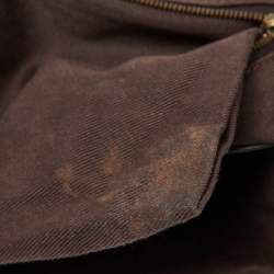 Celine Beige/Brown Macadam Canvas and Leather Bag
