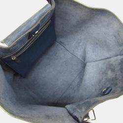 Celine Navy Blue Leather Small Big Bag Shoulder Bag