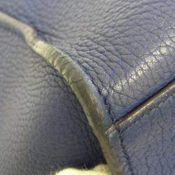 Celine Navy Blue Leather Small Big Bag Shoulder Bag