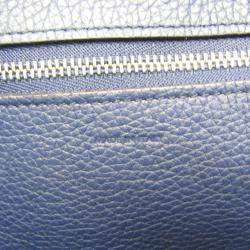 Celine Navy Blue Leather Small Big Bag Shoulder Bag