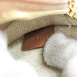 Celine Beige/Brown Canvas Triomphe Round Shoulder Bag