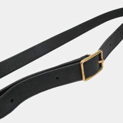 Pre Owned Celine Black Leather Symmetrical Shoulder Bag