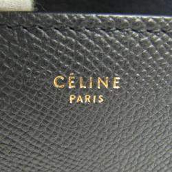 Pre Owned Celine Black Leather Symmetrical Shoulder Bag