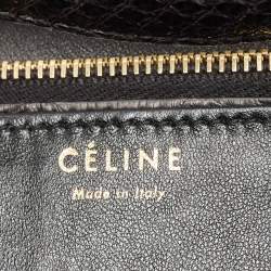 Celine Brown Python Large Classic Box Shoulder Bag