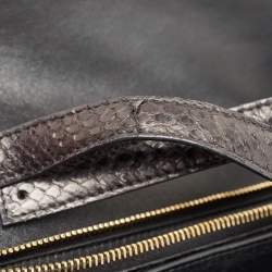 Celine Brown Python Large Classic Box Shoulder Bag