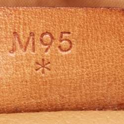 Pre Owned Celine Brown Macadam Coated Canvas and Leather Dome Satchel