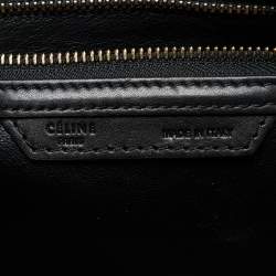 Celine Tri Color Leather and Suede Micro Luggage Tote