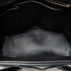 Celine Tri Color Leather and Suede Micro Luggage Tote