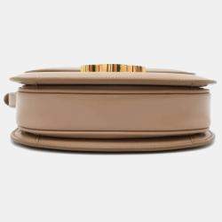 Pre Owned Celine Beige Shiny Calfskin Teen Besace Safari Shoulder Bag