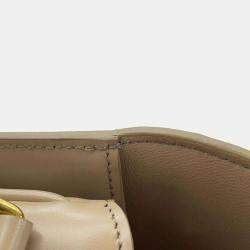 Pre Owned Celine Beige Shiny Calfskin Teen Besace Safari Shoulder Bag