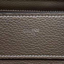 Celine  Leather Micro Luggage Satchel Bag