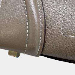 Celine  Leather Micro Luggage Satchel Bag