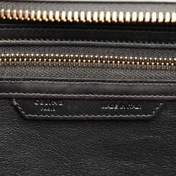Pre Owned Celine Multicolor Leather and Felt Micro Luggage Tote