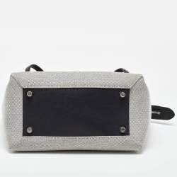 Pre Owned حقيبة سيلين ميني بيلت جلد أسود/ أخضر تفاحي بيد علوية