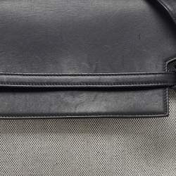 Pre Owned حقيبة سيلين ميني بيلت جلد أسود/ أخضر تفاحي بيد علوية