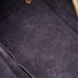 Pre Owned Celine Black Leather Medium Belt Top Handle Bag