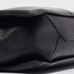 Pre Owned Celine Black Leather Trifold Bag