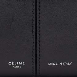 Pre Owned Celine Black Leather Trifold Bag