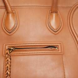 Pre Owned Celine Brown Leather Medium Phantom Luggage Tote