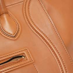 Pre Owned Celine Brown Leather Medium Phantom Luggage Tote