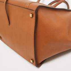 Pre Owned Celine Brown Leather Medium Phantom Luggage Tote