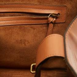 Pre Owned Celine Brown Leather Medium Phantom Luggage Tote