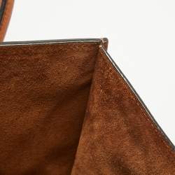 Pre Owned Celine Brown Leather Medium Phantom Luggage Tote