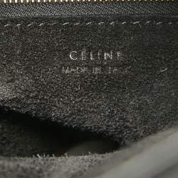 Pre Owned Celine Black Leather Sangle Bucket Bag