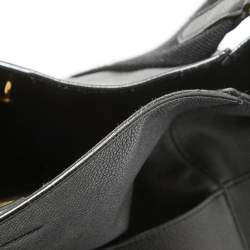 Pre Owned Celine Black Leather Sangle Bucket Bag