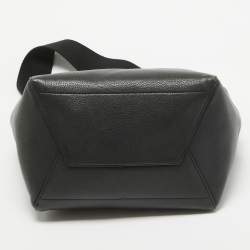 Pre Owned Celine Black Leather Sangle Bucket Bag