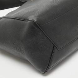 Pre Owned Celine Black Leather Sangle Bucket Bag