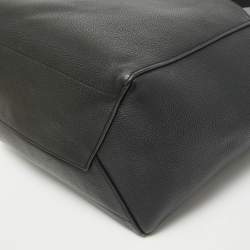 Pre Owned Celine Black Leather Sangle Bucket Bag