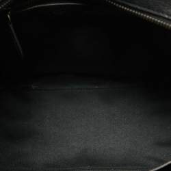 Pre Owned Celine Black Leather Micro Luggage Tote