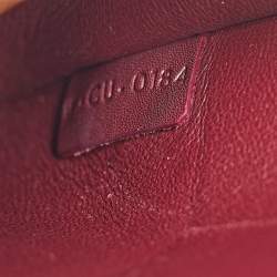 مملوكة مسبقًا Celine Burgundy/Light Blue Leather Small Trapeze Top Handle Bag