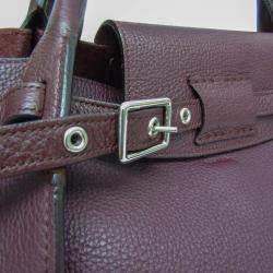 Pre Owned Celine Wine Big Small Leather Handbag
