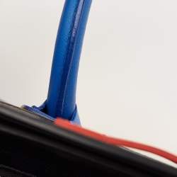 Pre Owned Celine Multicolor Leather Mini Luggage Tote