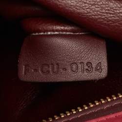 Pre Owned Celine Tricolor Leather Medium Trapeze Top Handle Bag