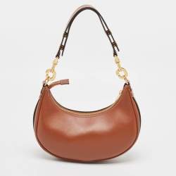 Celine Brown Leather Ava Hobo