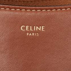 Celine Brown Leather Ava Hobo