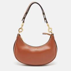 Celine Brown Leather Ava Hobo
